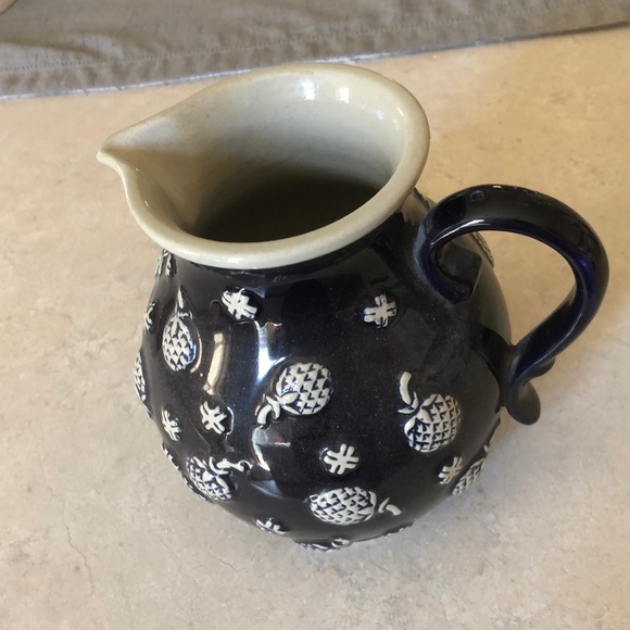 Beautiful blue faience pitcher - Picture 2 of 6